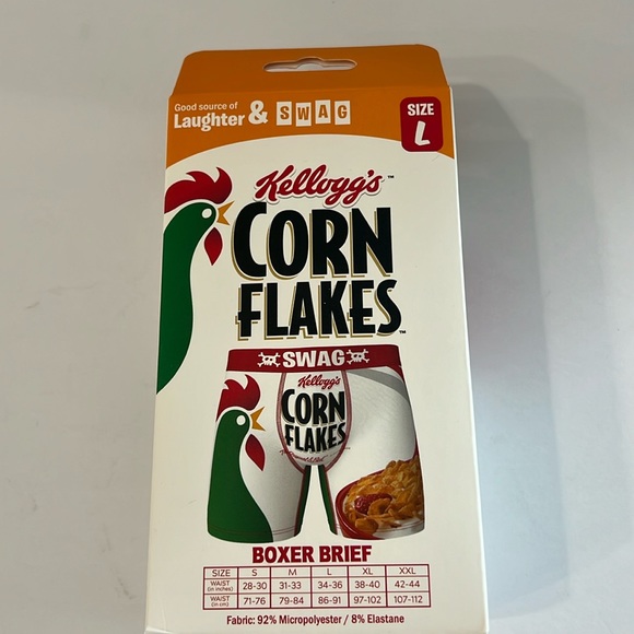 Swag Underwear & Socks Swag Kelloggs Corn Flakes Mens Boxer Brief